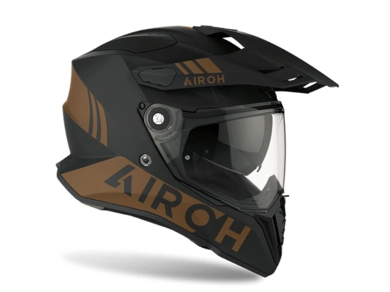 Airoh Commander Gold Motorhelm 4 Airoh Commander Gold Motorhelm - Afbeelding 2