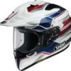 Shoei Hornet ADV Navigate Motorhelm -Macnakka Winkel Shoei hornet adv navigate blauw wit rood b37a