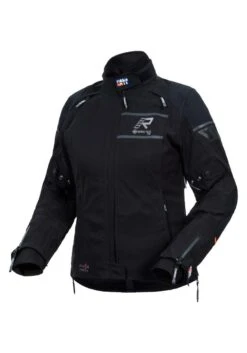 Rukka Raptorina Motorjas -Macnakka Winkel raptorina jas zwart grijs voorzijde 5d93