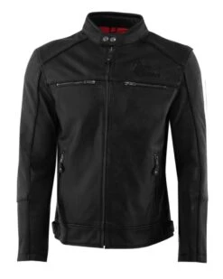 Rusty Stitches Chase Motorjas -Macnakka Winkel rusty stitches jacket chase black black 0258